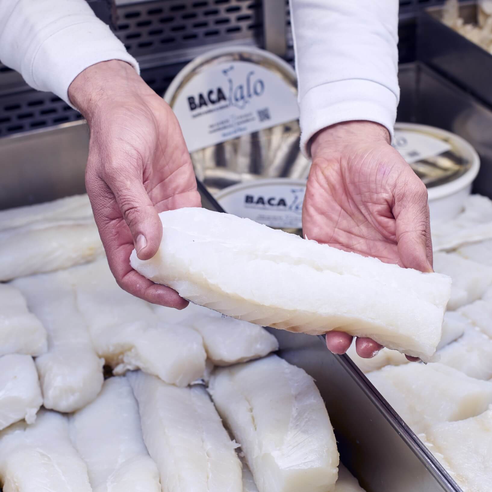 Morro extra de bacalao desalado sin espinas, entero – Fresh & Frozen Seafood | Bacalalo gourmet