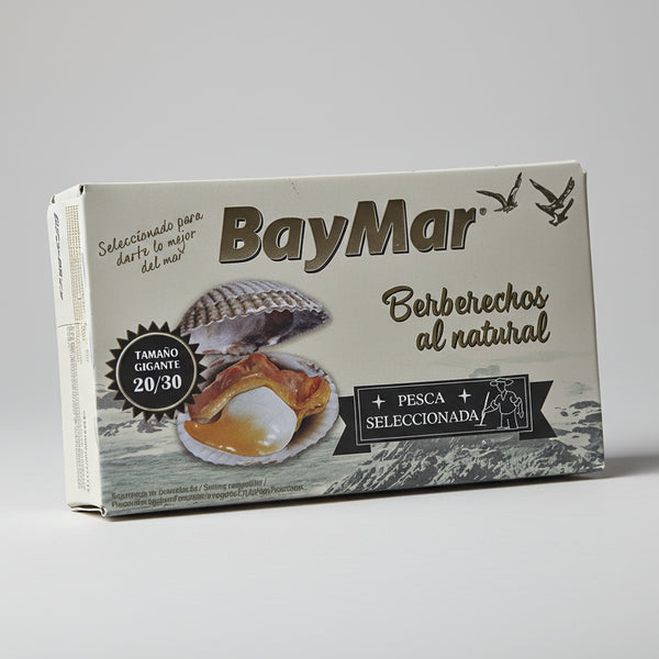 Berberechos al Natural 25/35 Piezas - 110g | BayMar Pesca Selección