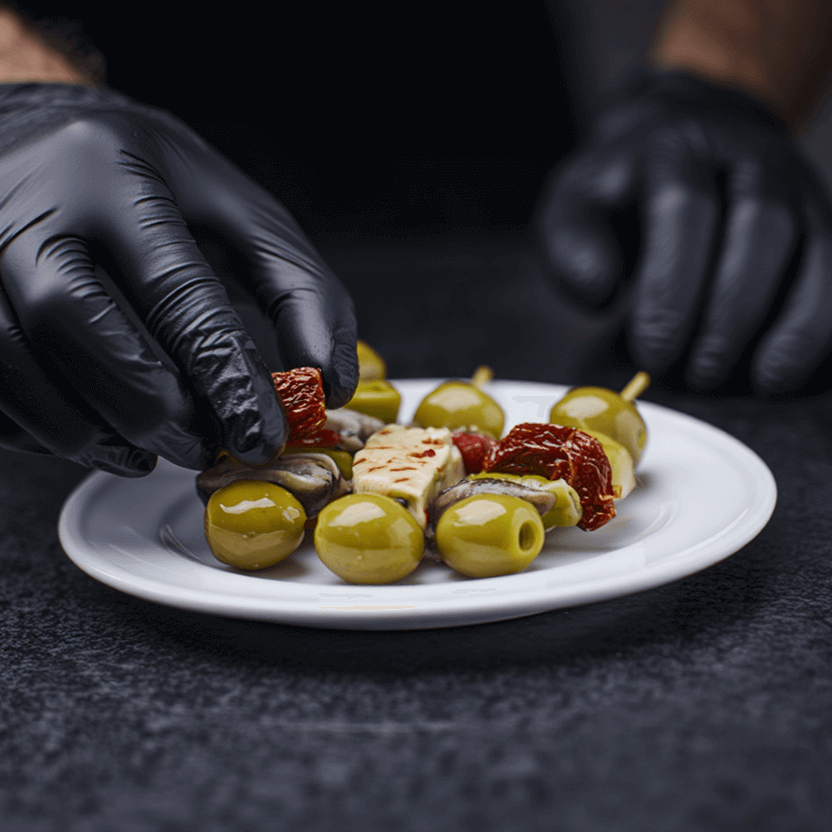 Gilda con anchoa, oliva, guindilla y tomate seco – Prepared Appetizers & Side Dishes | Bacalalo gourmet