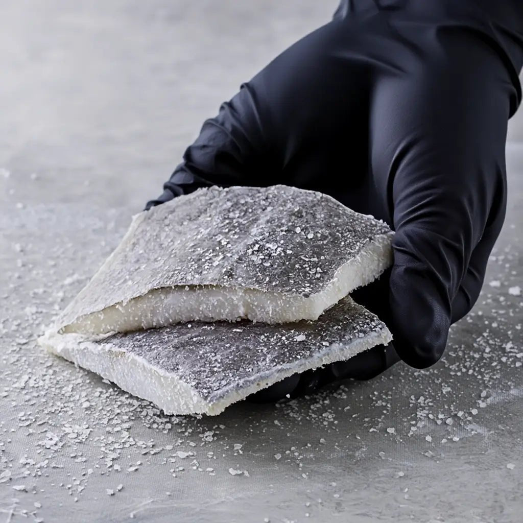 Penca extra de bacalao seco sin espinas en porciones – Fresh & Frozen Seafood | Bacalalo gourmet