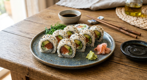 Uramaki de salmón ahumado: receta paso a paso para hacerlo en casa
