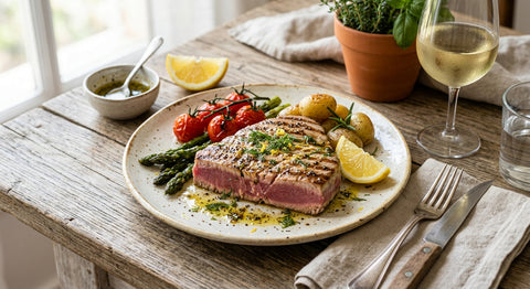 Atún a la Plancha Perfecto: Punto, Tiempo y Marinados