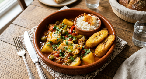 Bacalao Guisado a la Boricua: Receta Puertorriqueña Paso a Paso
