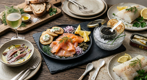Salmón ahumado y caviar: combinaciones de lujo para aperitivos memorables
