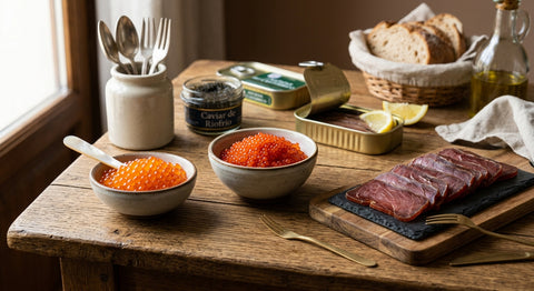 Huevas de Trucha vs Salmón vs Mojama: Diferencias y Cuál Elegir