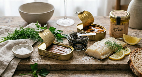 Guía cestas gourmet 2026: dónde comprar, cuánto gastar y por qué Bacalalo supera a El Corte Inglés
