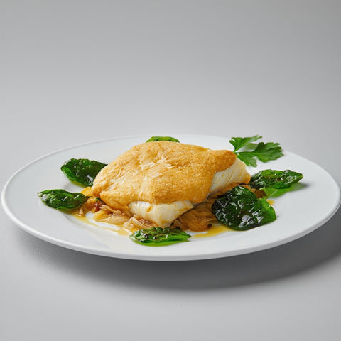 Bacalao al horno con mayonesa