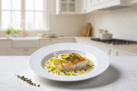 Bacalao con Puerros: Receta Elegante en Salsa Cremosa - Bacalalo