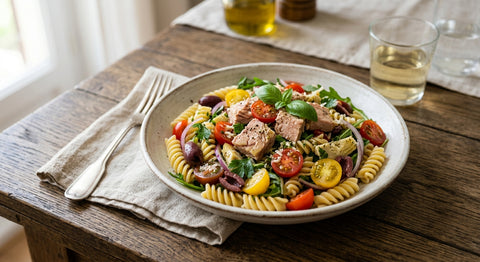 Ensalada de Pasta con Atún (Ventresca): La Receta Italiana Perfecta
