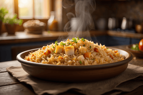Cocochas de Bacalao con Arroz: Receta de Arroz Cremoso al Pil Pil - Bacalalo