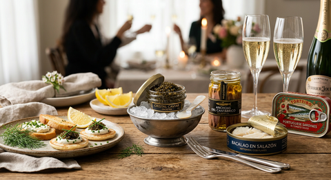 Caviar para aniversarios, bodas y eventos especiales: presupuestos y logística