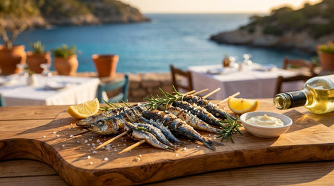 Espetos de boquerones
