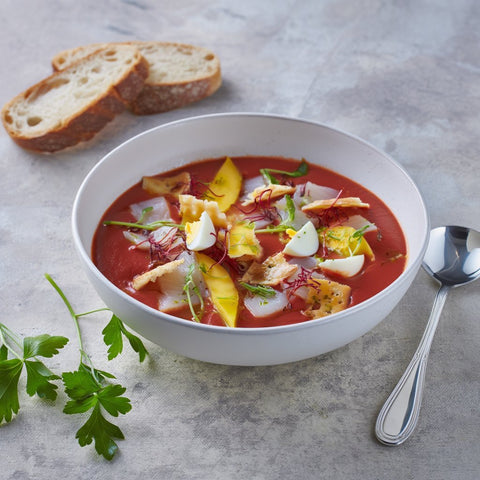 Gazpacho de bacalao
