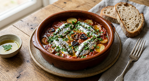 Anchoas a la Cazuela: Receta Marinera Paso a Paso