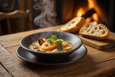 Sopa de marisco casera: receta reconfortante - Bacalalo