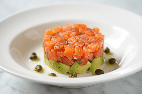 Tartar de salmón ahumado: receta elegante en 15 minutos - Bacalalo
