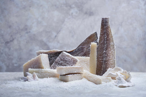 Lomos de bacalao seco curado en sal, calidad gourmet – Bacalalo Mercat del Ninot