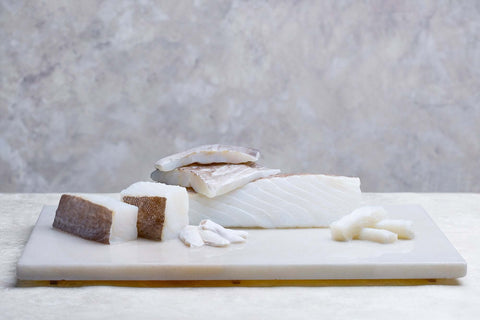 Bacalao desalado Gadus morhua listo para cocinar – Bacalalo Barcelona, envío en frío