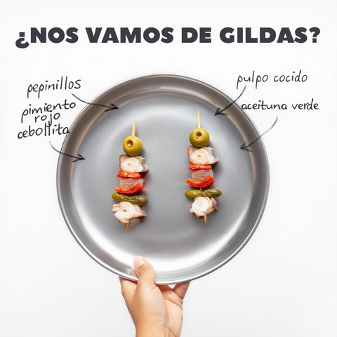 Pack degustación gildas artesanas 4 variedades vascas 3