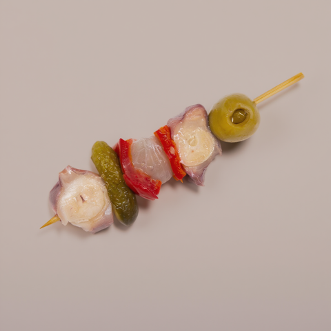 Gilda de pulpo gallego artesanal pintxo gourmet 6