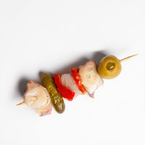 Gilda de pulpo gallego artesanal pintxo gourmet 5