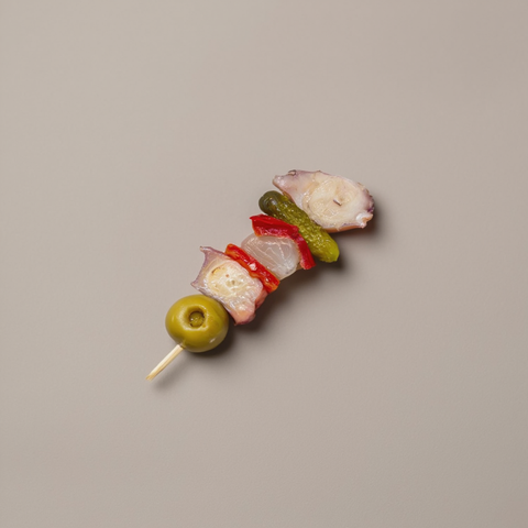 Gilda de pulpo gallego artesanal pintxo gourmet 1