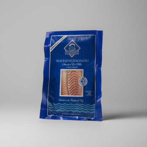 Anguila ahumada en filetes premium Geitonas 4