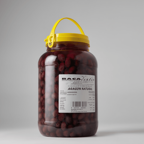 Aceitunas de Aragón Natural Formato Grande 2,5kg – Bacalalo