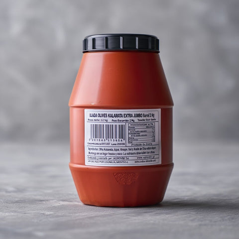 Aceitunas Kalamata Extra Jumbo Iliada 2 kg – Bacalalo