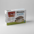 Almejas al Natural 20/30 Rías Gallegas Dardo Conserva Premium - 120ml - conservas gourmet de Bacalalo