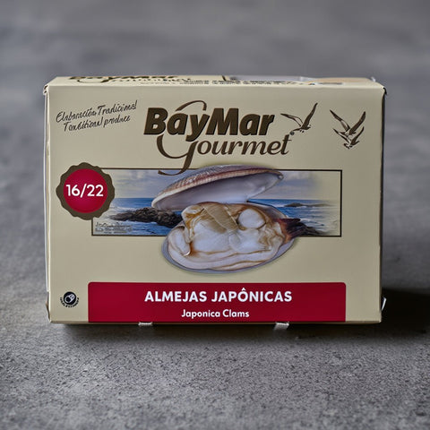 Almejas al Natural Japónicas Baymar 16/22 piezas – Bacalalo