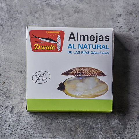 Almejas al Natural Rías Gallegas 28/30 Piezas – Bacalalo