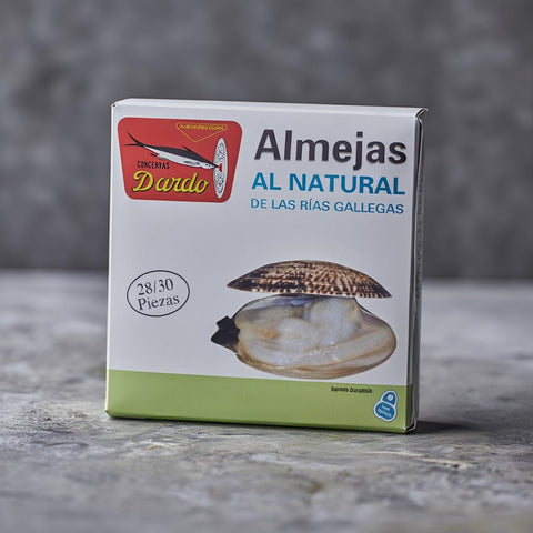 Almejas al Natural Rías Gallegas 28/30 Piezas – Bacalalo