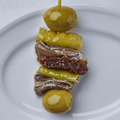 Gilda con anchoa, oliva, guindilla y tomate seco – Prepared Appetizers & Side Dishes | Bacalalo gourmet