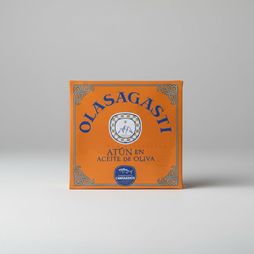 Atún del Cantábrico Tronco en Aceite de Oliva Olasagasti - 270g - vista cercana del producto