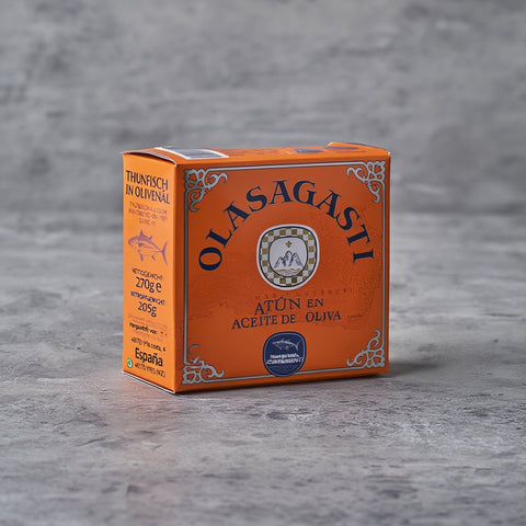Atún del Cantábrico Tronco en Aceite de Oliva 270 g - Olasagasti – Bacalalo