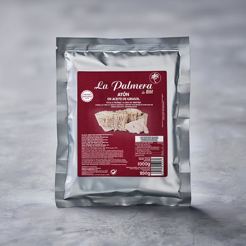 Atún en Aceite de Girasol 1 kg – La Palmera – Bacalalo