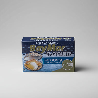 Berberechos al Natural 20/30 Piezas - 111g | BayMar