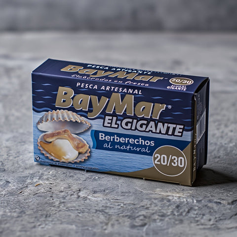 Berberechos al Natural 20/30 piezas – BayMar El Gigante – Bacalalo