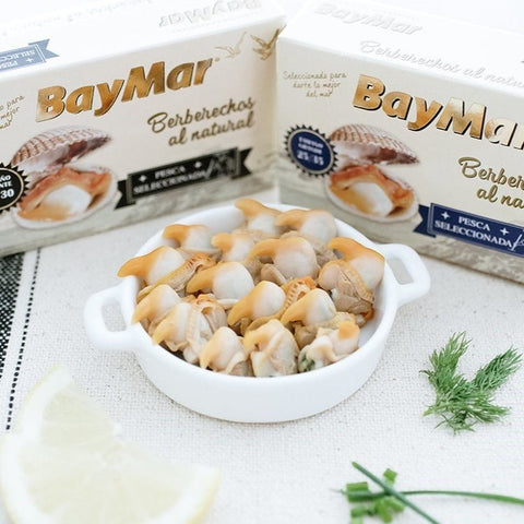 Berberechos al Natural 20/30 piezas – BayMar El Gigante – Bacalalo