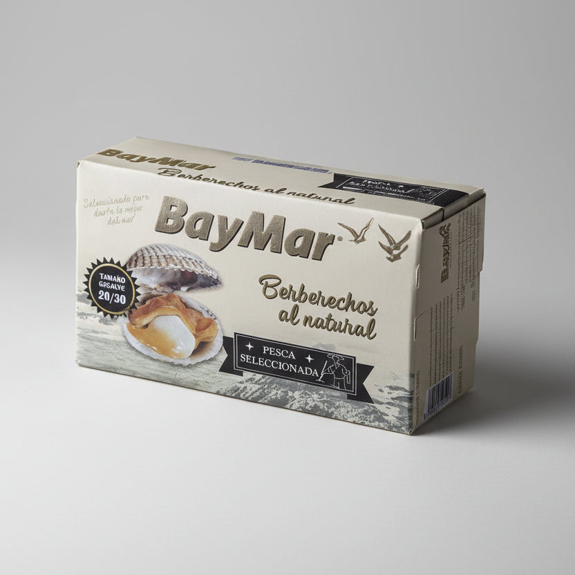 Berberechos al Natural 25/35 Piezas - 110g | BayMar Pesca Selección - vista cercana del producto