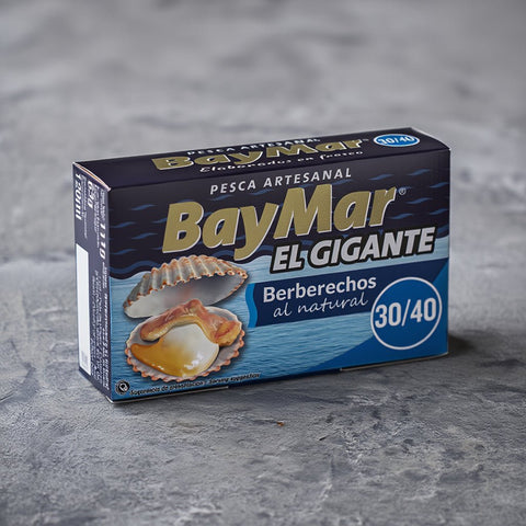 Berberechos al Natural 30/40 BayMar El Gigante 120 ml – Bacalalo