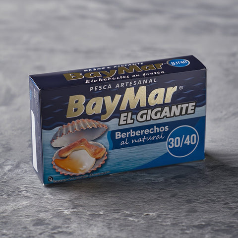 Berberechos al Natural 30/40 BayMar El Gigante 120 ml – Bacalalo