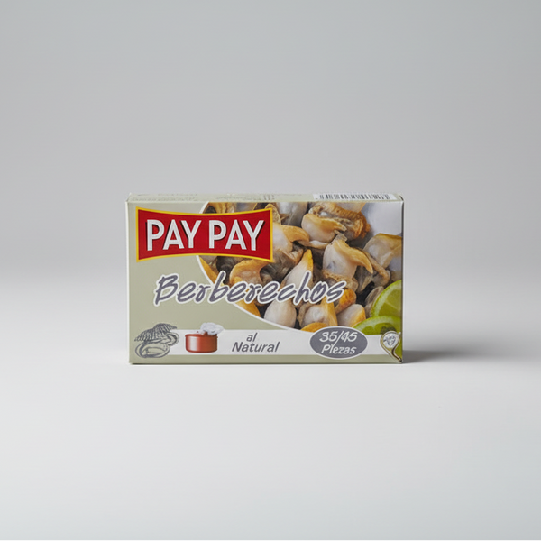 Berberechos al Natural 35/45 Piezas - 115g | Pay Pay