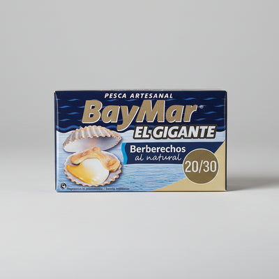 Berberechos al Natural El Gigante 20/30 Rías Gallegas - 120 ml