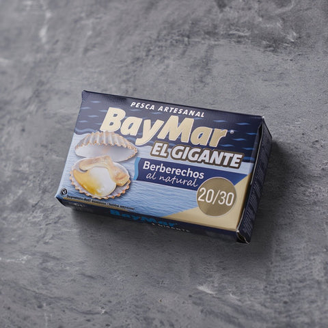 Berberechos al Natural El Gigante 20/30 Piezas – 120 ml – Bacalalo