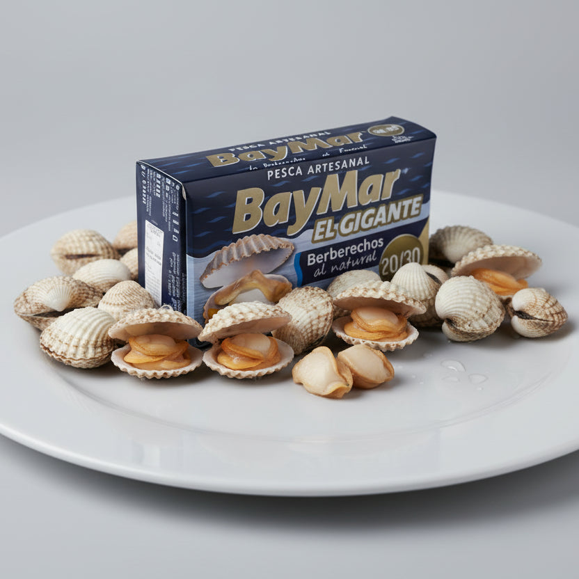 Berberechos al Natural El Gigante 20/30 Rías Gallegas - 120 ml