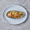 Berenjena rellena de atún con bechamel y queso gratinado al horno – Prepared Meals & Entrées | Bacalalo gourmet