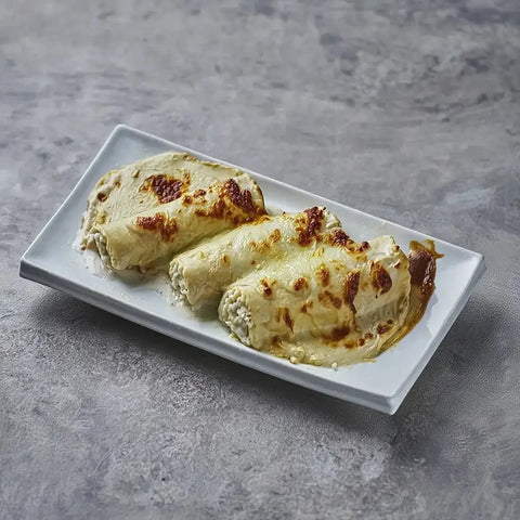 Canelones de brandada de bacalao con bechamel casera gratinada – Prepared Meals & Entrées | Bacalalo gourmet