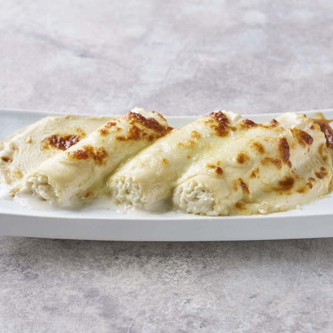 Canelones de brandada de bacalao con bechamel casera gratinada – Prepared Meals & Entrées | Bacalalo gourmet